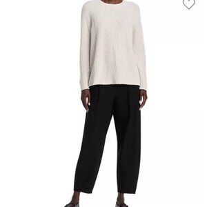 NWOT EILEEN FISHER Washable Flex Ponte Lantern Pant Size Small Black